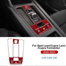 (RedA) Reliable Performance Sleek Top Grade Carbon Fiber Full Interior Kit Cover Trim Sticker For Seat Leon 2020-2024 Ergonomic