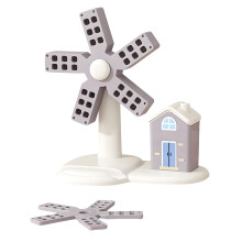 Unique Kitchen Trivet With Fun Windmill Pattern Ideal For-Gray