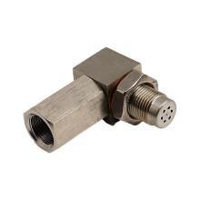 Nickel Plated Iron Sensor Extender Spacer, 90 Degree Adapter, Accessory