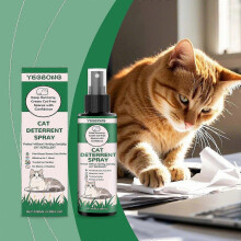 Yegbong Cat Deterrent Spray Gentle And Comfortable Pet Protective Furniture Cat Behavior Guide Spray