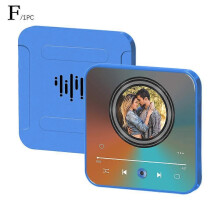 (Blue Style B) Portable Fridge Magnet Music Refrigerator Sticker with Pictures Can Play Songs High Quality Fashionable