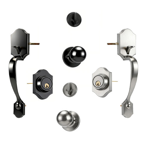 Sliding Barn Door Handle Pull Cabinet Flush Hardware Door-black 1