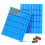 40 Cavity Rectangle Silicone Candy Molds Medium Narrow Caramel Protein Bars Baking Pan Ice  Tray 1
