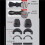 3 paar elastische polyester schoenveters met-Donkergrijs 7