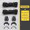 3 paar elastische polyester schoenveters met-Donkergrijs 9