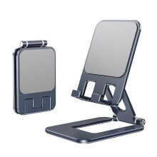Ergonomic Exceptional Adjustable Cell Phone Stand Holder Desk Dock Mount 180 Dual-axis Folding Modern