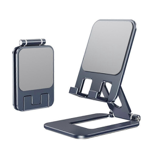 Ergonomic Exceptional Adjustable Cell Phone Stand Holder Desk Dock Mount 180 Dual-axis Folding Modern
