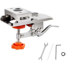 35mm Concealed Hinge Drilling Jig Woodworking Hole Drilling Guide Locator Stainless Steel Plastic Hole Opener Template