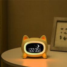 Cute Alarm Clock for Rooms Featuring White Noise Lullabies And Colorful Night Lights
