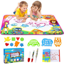Magische Wasser-Malmatte für Kinder Dinosaurier 100x70 cm — kreativspielzeug, geschenk zweijährige, wassermalerei, malmatte, kunstzubehör