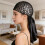 Foldable Silk Bonnet Reversible Satined Bonnet Skull Hat-Black 9