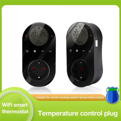 WiFi  LED Thermostat Plug Outlet Digital  Plug 16A Remote Control Temperature Controller EU Plug 2