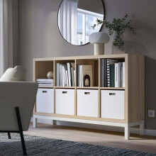ikea KALLAX 8-Cube Unit with Underframe 147x94cm