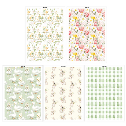 Multiple Surfaces Water Slide Decals Polymer Clay-620 to 624