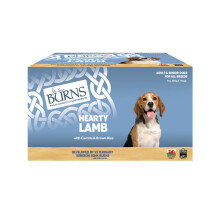 Burns Pet Natural Nutrition Adult and Senior Wet Dog Food Hearty Lamb, Carrots and Wholegrain Brown Rice 16 x 395gm