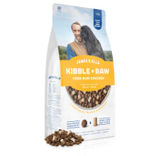 James & Ella Kibble + Raw Dog Food - Free Run Chicken (1.5kg) ? A Nutritious Mix of High Protein Kibble Combined with Freeze-Dried Raw Meat Nuggets