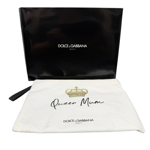 Dolce & Gabbana Dolce & Gabbana Queen Mum White Pouch