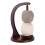 1 Set Rotatable Wooden Spool Holder with High-Performance Magnet - Hand-Woven Wool Thread Organizer - Crochet 2