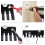 2 Pieces Wall Mountable Cable Hangers, Cable Rack with 19 Cable Slots, Music Cable Organizer, Hanging Cable Organizer 2
