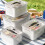 Pack Of 5 Stackable Leak Proof Food Storage Boxes Including 9