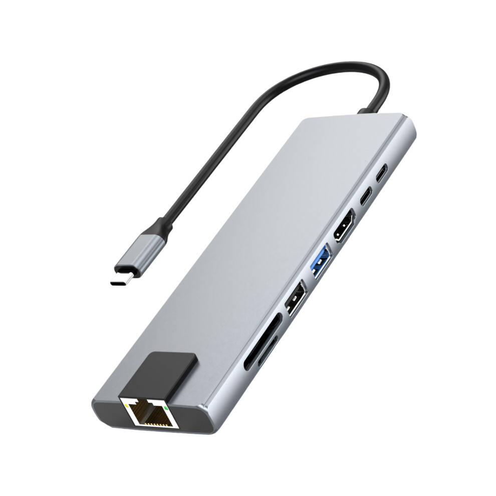 8 In 1 Multiport Usb C Adapter With Hdtv Output Usb3.0 Usb2.0 7751001598500