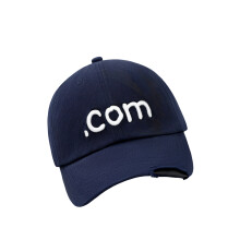 Casquette de baseball en coton Ă la mode avec motif-Bleu marine