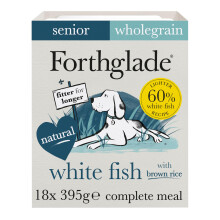 Forthglade Wet Dog Food (18 x 395g Trays) - Senior 7 Years+, Wholegrain & Hypoal