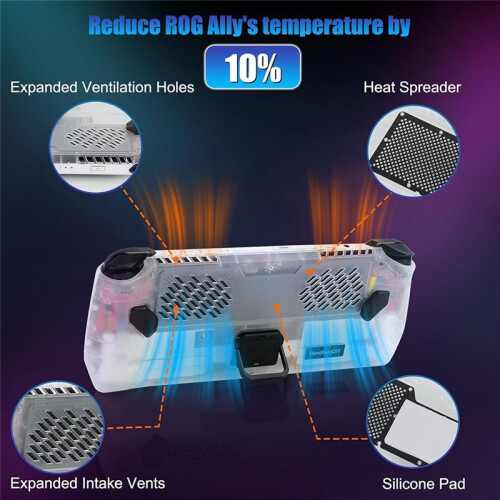 Transparent Replacement Shell Case for   Ally X DIY Clear Edition Back Plate for  Ally X A 2