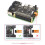 Para Raspberry Pi 5 PCIe para Placa de Expansão  PCIe para  HAT de 2 Canais com EEPROM para Projetos DIY e Servidores 9