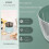 (B white) Electric Meat Grinder Food Processor Masher Automatic Stirring Cooking Mixer 4