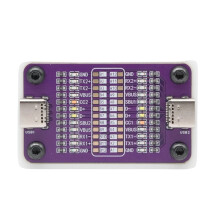 Carte de test de câble de charge de Type C à Double port-Violet