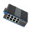 Commutateur Ethernet Gigabit robuste à 8 ports, boîtier 1