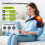 Wireless Heated Shoulder Support with 3 Heat and Vibration Settings, Touchscreen Control, 5000mAh Rechargeable Battery 2