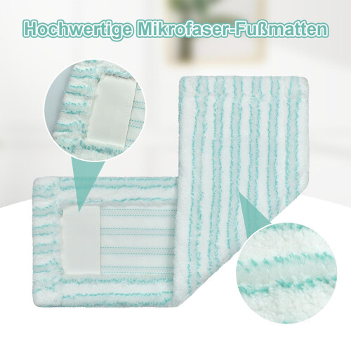 4 Pack Microfiber Mop Replacement Pads for Floor Cleaner, Compatible with Profi XL, Back-Saving Floor Mop Cover, Durable 1