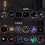 2-in-1 Starry Night Light Projector, Dimmable Night Light, 360 Degree Adjustable USB LED Star Projector with 12 Light Mo 5