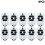 For DEA GTI4 433MHz for DEA Remote Control Fixed Rolling Code 433.92MHz Garage Gate Command Opener Transmitter 10pcs 2