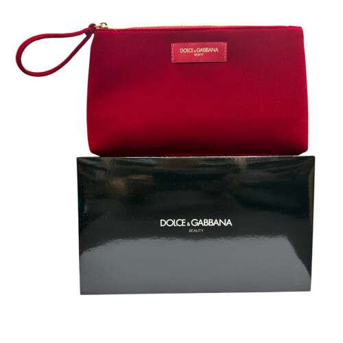 Dolce & Gabbana Dolce & Gabbana Red Velvet Pouch