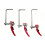 Adjustable Ratcheting Table Clamp Hold Down Clamp Set-160x60mm 2