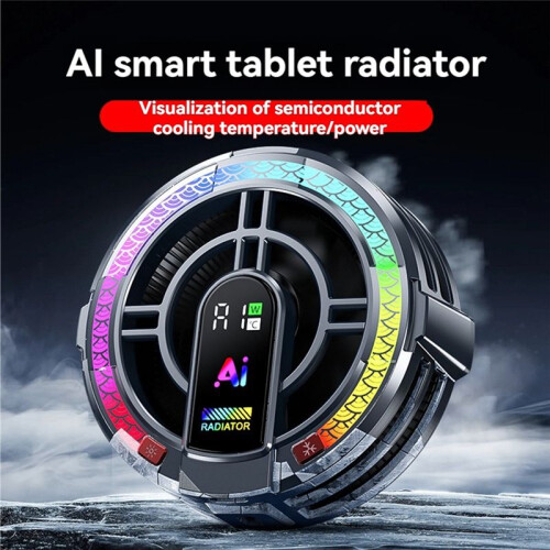 RGB Semiconductor Cooler Radiator for Tablet  Temperature Control with Digital Display Adjust Power Temp Control 1