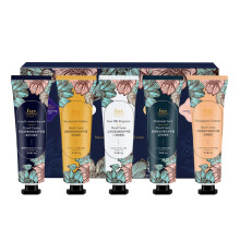 Handcrème cadeauset, zacht bloemen, hoog hydraterend, hydraterend en voedend, voor dames heren, 5 stuks