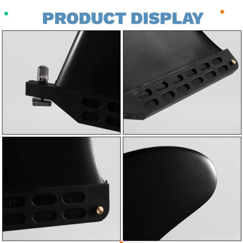 Quilha para Prancha de Stand- Paddle de 10 Polegadas com Parafuso Central, para Pranchas de Surfe e Pranchas de Stand- Paddle, Acessórios de Surfe 2