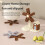 Das Charm Windmill-Tischmatten-Set schützt Möbel beim-Kaffee 9