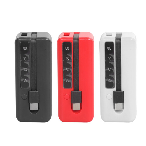 Coque de banques d'alimentation facile à transporter avec-Rouge 1