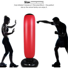 Inflatable Punching Bag for Adults, 170 cm Freestanding Boxing Bag for Fitness and Stress Relief
