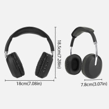 (1 pcs, Pink) Agiufgs Bluetooth 5.3 Headphones with 15 Hour Battery, Hi-Fi Stereo Sound for Immersive Music, Perfect for Commuting and Travel