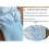 Bracelet résistant de tissu de polyester de vent de-Blanc 11