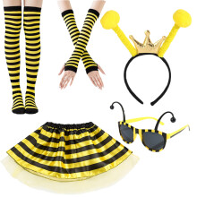 Beess Costume Accessories,Bees Tentacle Headband Tutus Skirt-8