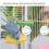 Cage Accessories for Parakeets,Parrots-Yellow Suction type 8