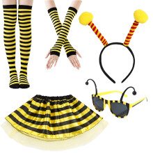 Beess Antenna Headband Tutus Skirt Bees Glasses Set Bees-15