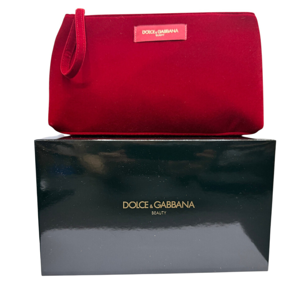 Dolce & Gabbana Red Velvet Pouch